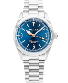 Dryden Heartlander Automatic Field Watch Blue Sunburst